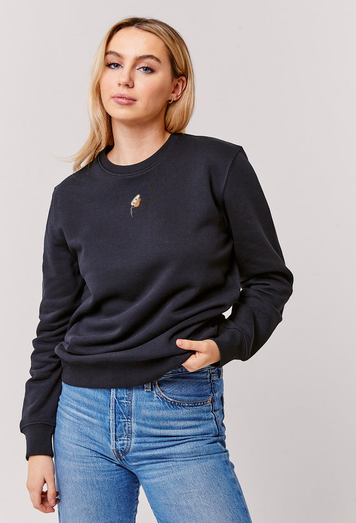 harvest mouse womens sweatshirt Big Wild Thought