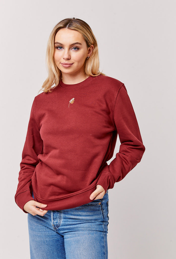 harvest mouse womens sweatshirt Big Wild Thought