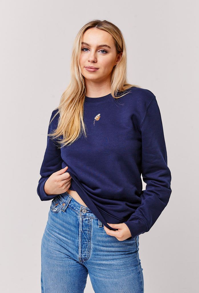harvest mouse womens sweatshirt Big Wild Thought