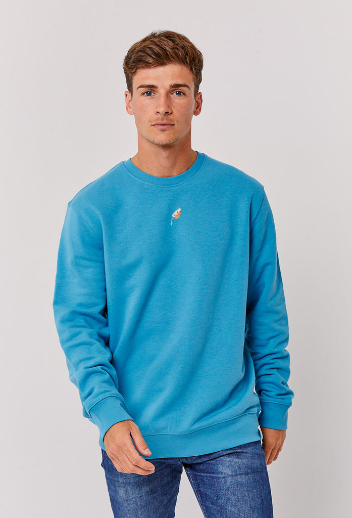 Harvest Mouse Unisex Embroidered Organic Sustainable Sweatshirt Jumper Big Wild Thought