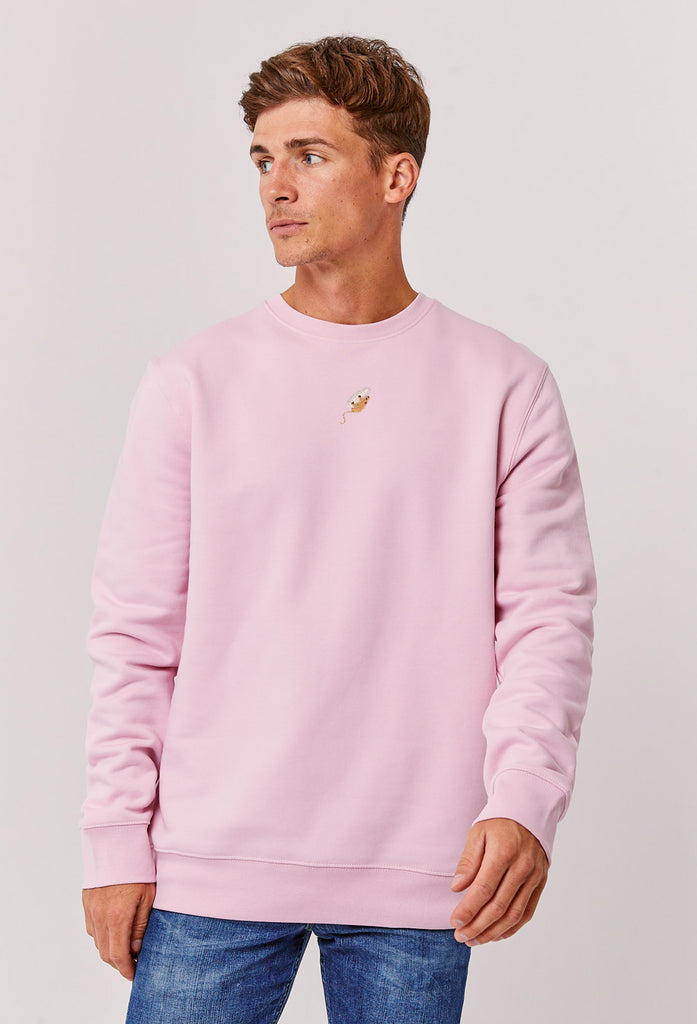 Harvest Mouse Unisex Embroidered Organic Sustainable Sweatshirt Jumper Big Wild Thought