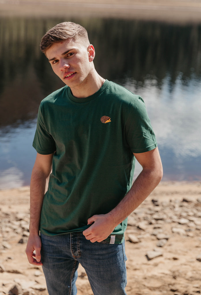 hedgehog mens t-shirt Big Wild Thought