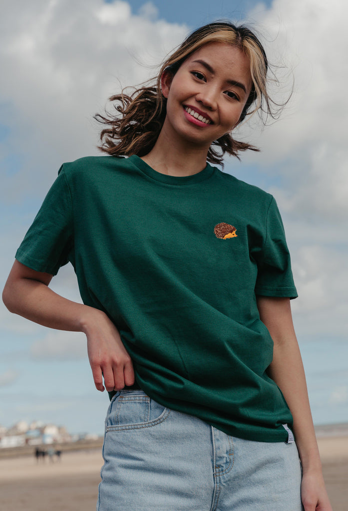 hedgehog womens t-shirt Big Wild Thought