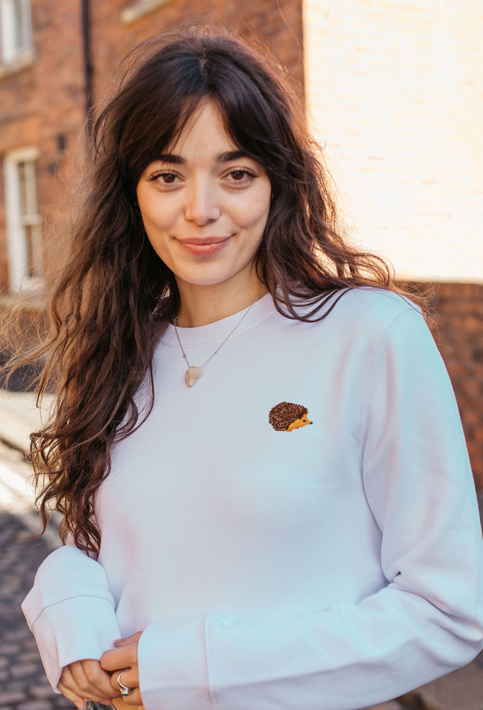 hedgehog womens sweatshirt Big Wild Thought
