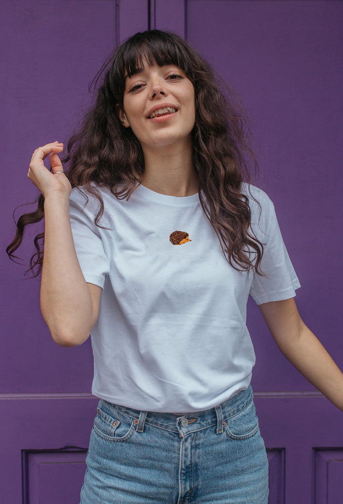 hedgehog womens t-shirt Big Wild Thought