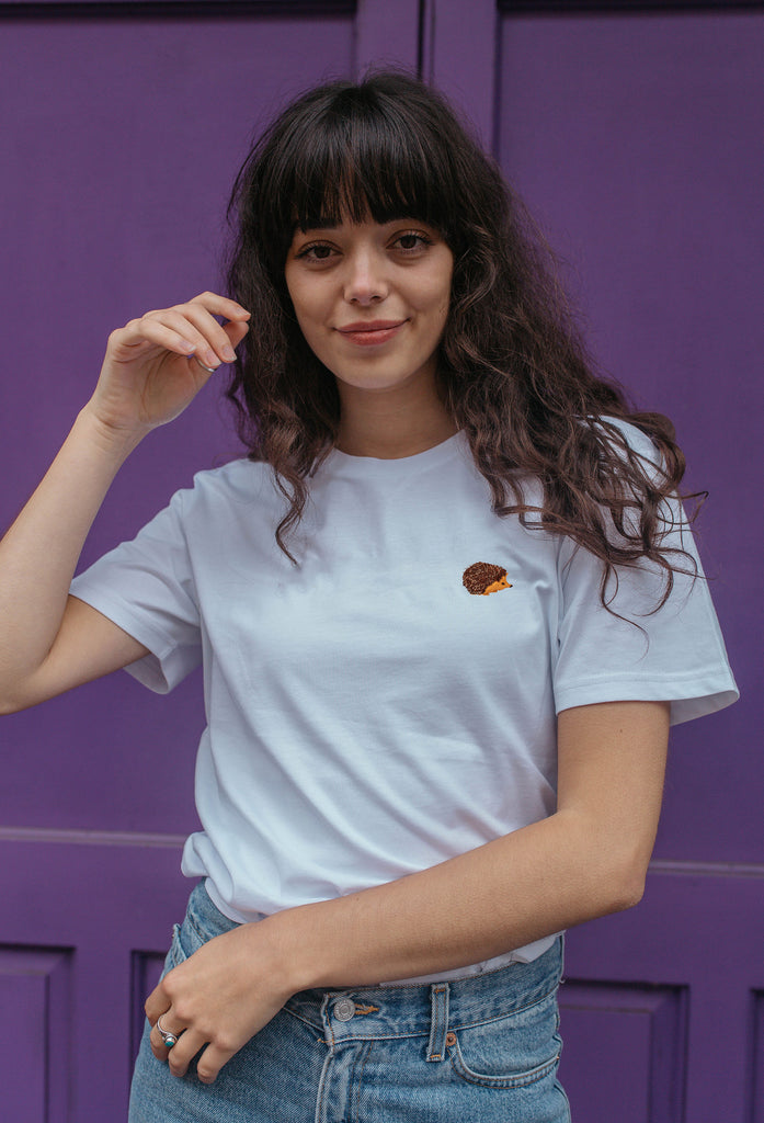 hedgehog womens t-shirt Big Wild Thought