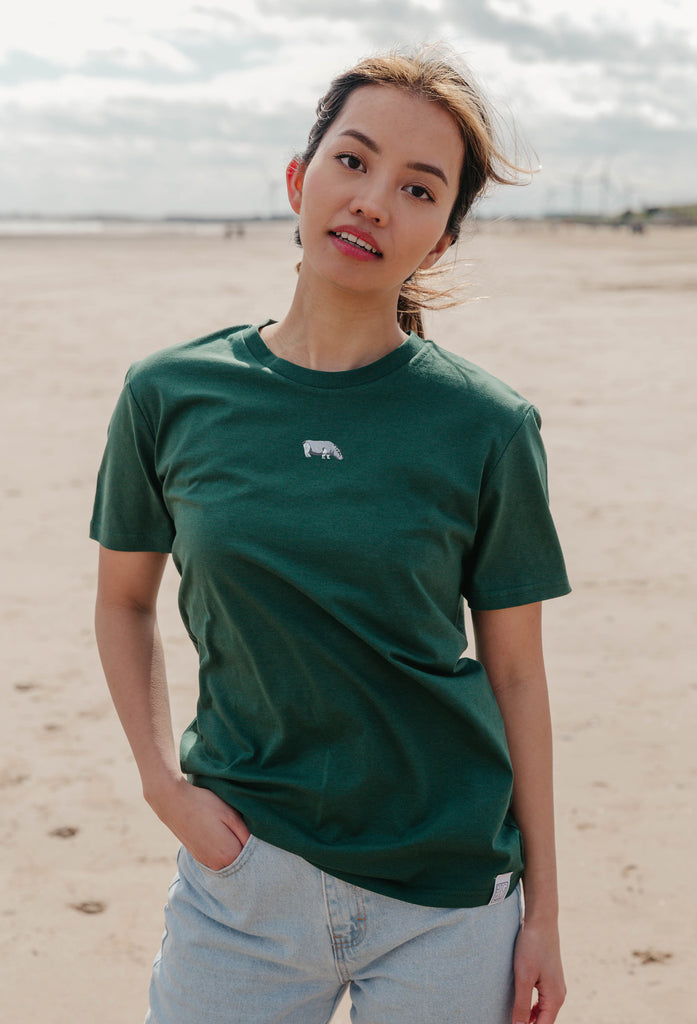 hippo womens t-shirt Big Wild Thought