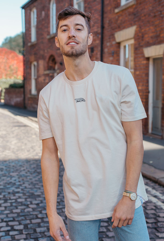 hippo mens t-shirt Big Wild Thought