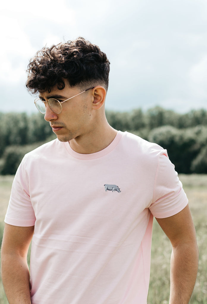 hippo mens t-shirt Big Wild Thought