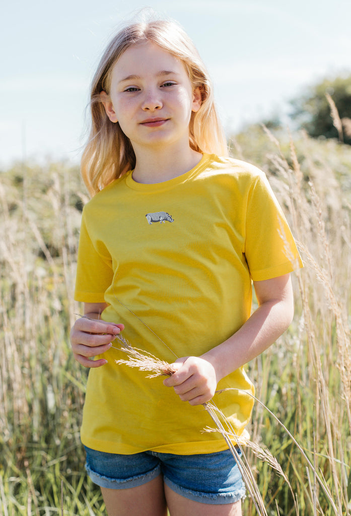hippo childrens t-shirt Big Wild Thought