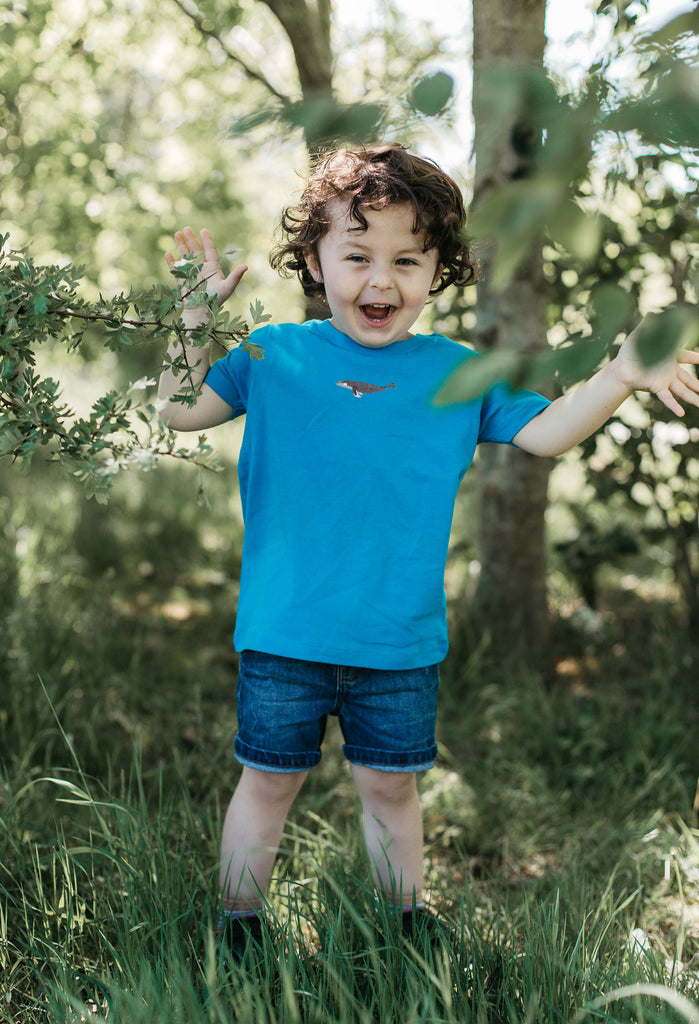 humpback whale childrens t-shirt Big Wild Thought