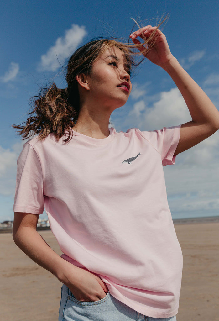 humpback whale womens t-shirt Big Wild Thought
