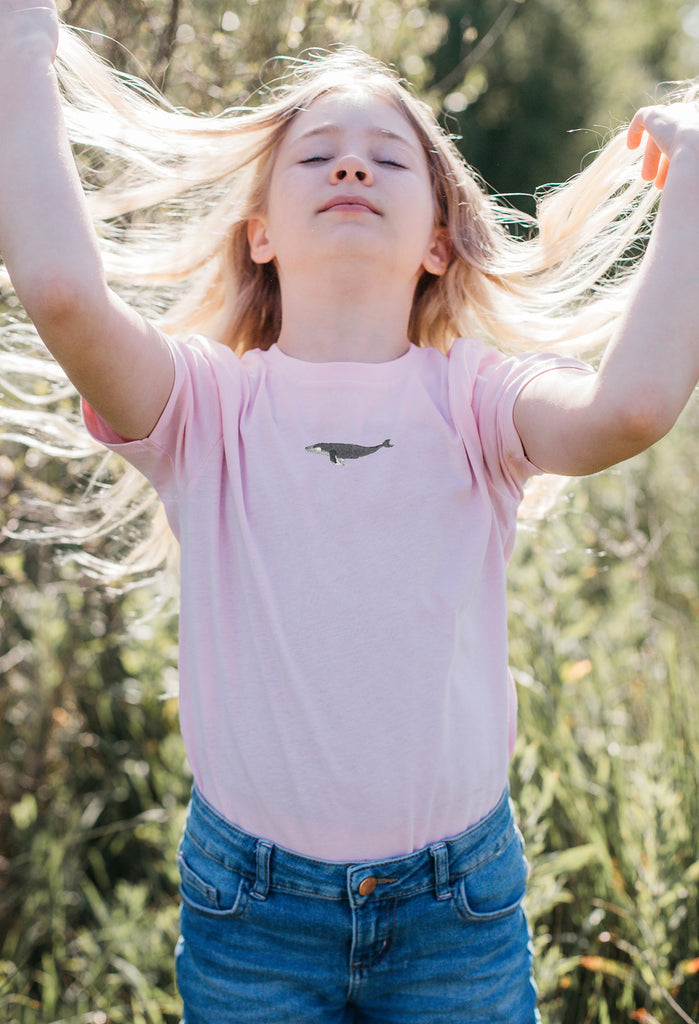 humpback whale childrens t-shirt Big Wild Thought