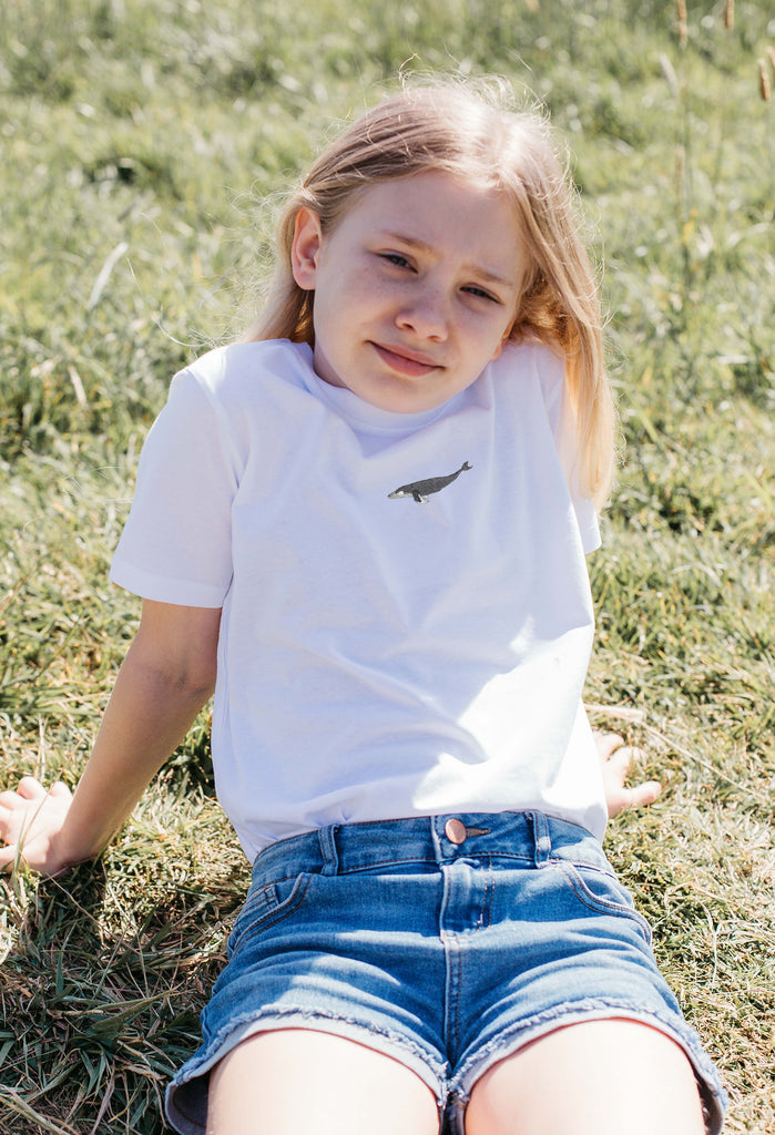 humpback whale childrens t-shirt Big Wild Thought