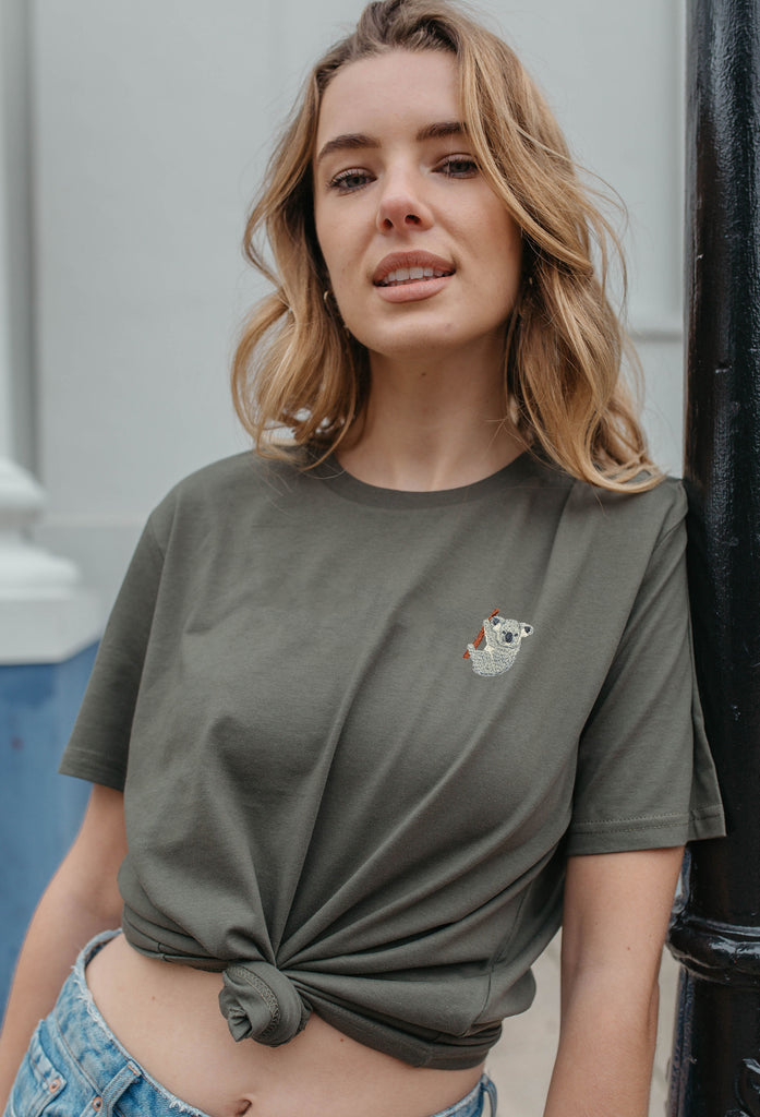 koala bear womens t-shirt Big Wild Thought