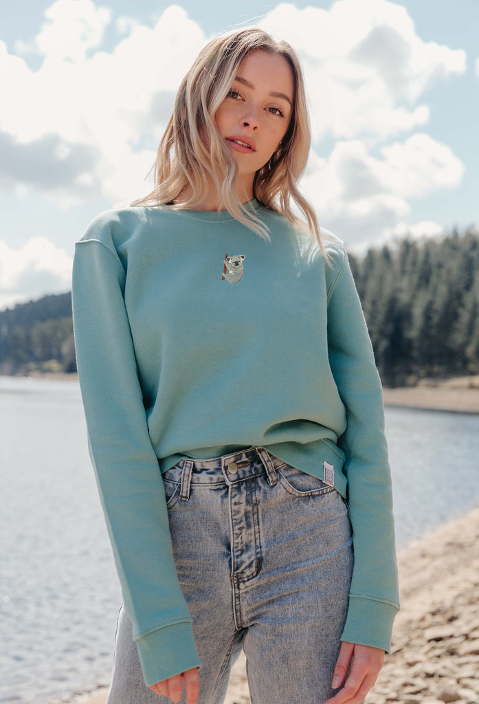koala bear womens sweatshirt Big Wild Thought
