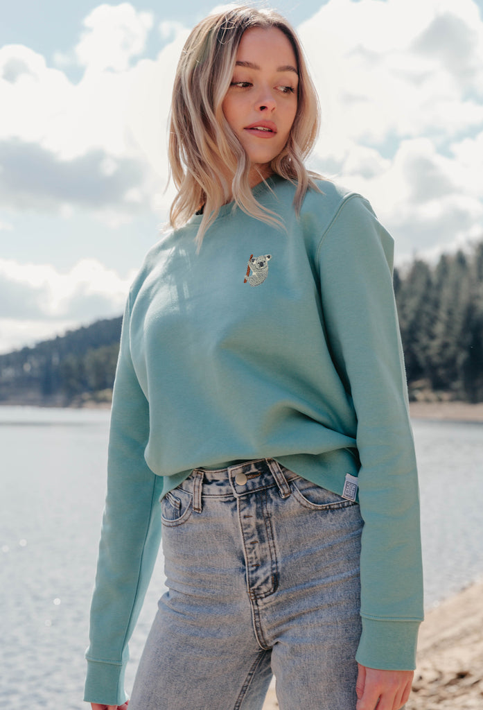 koala bear womens sweatshirt Big Wild Thought