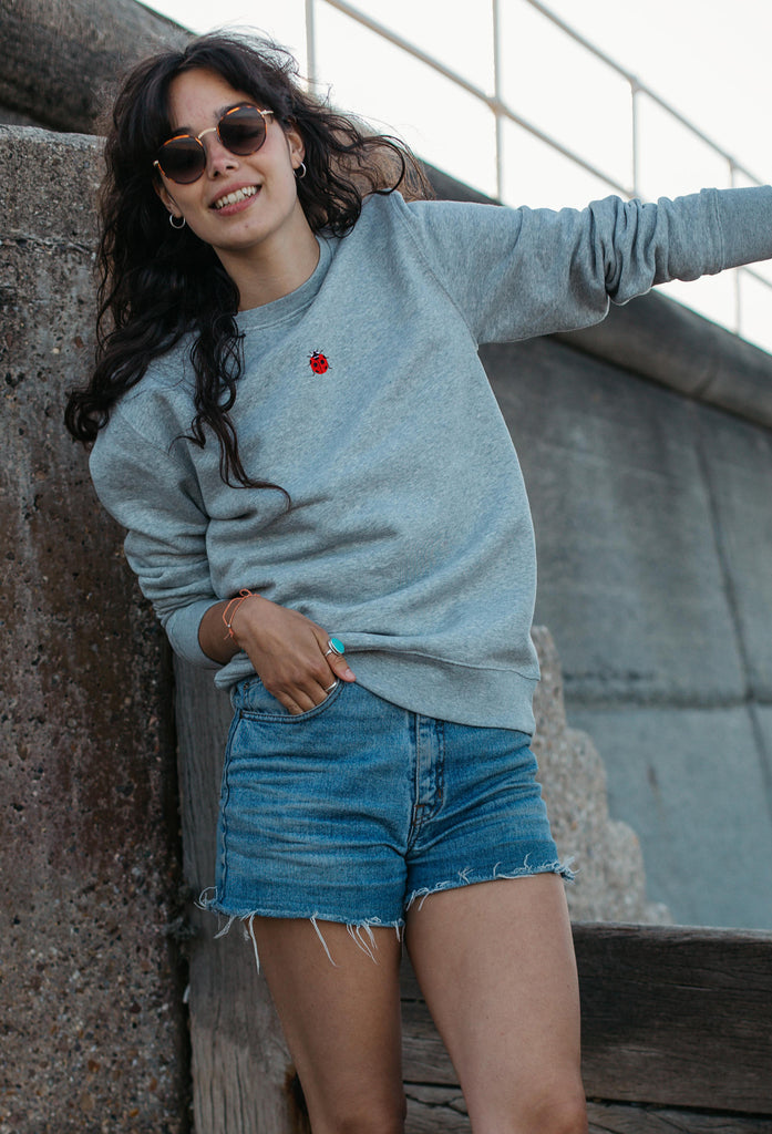 ladybird womens sweatshirt Big Wild Thought