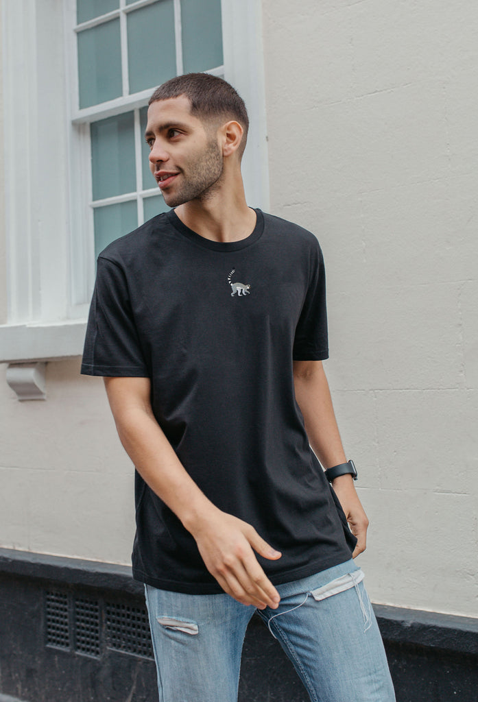 lemur mens t-shirt Big Wild Thought