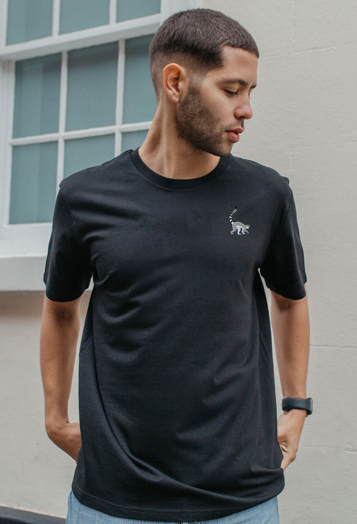 lemur mens t-shirt Big Wild Thought