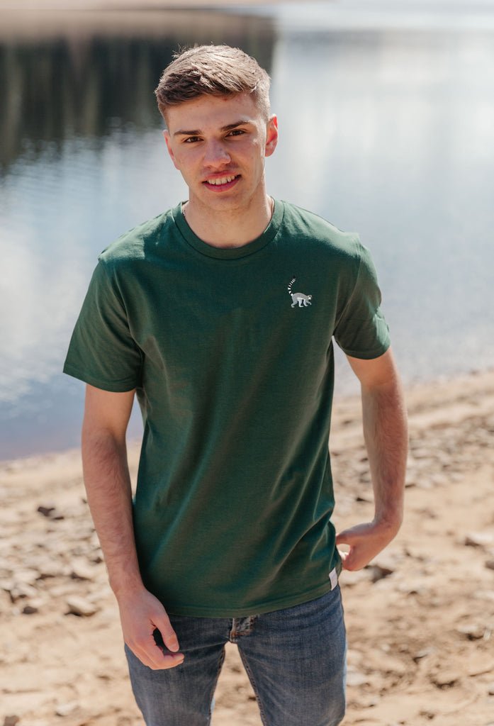 lemur mens t-shirt Big Wild Thought