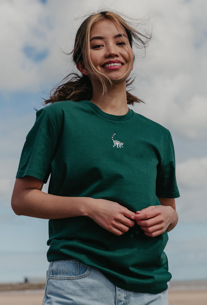 lemur womens t-shirt Big Wild Thought