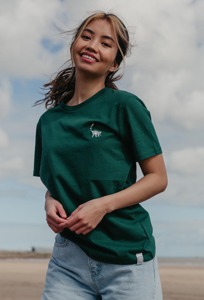lemur womens t-shirt Big Wild Thought