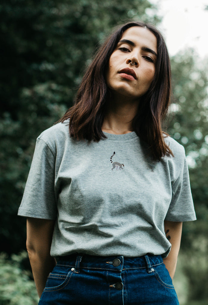 lemur womens t-shirt Big Wild Thought
