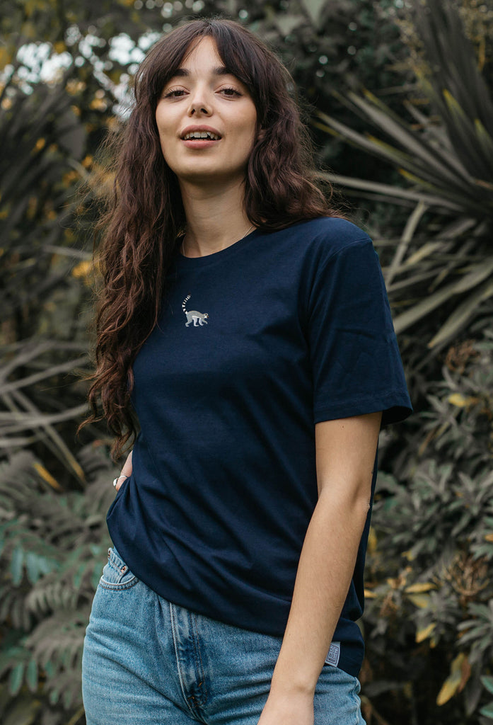 lemur womens t-shirt Big Wild Thought