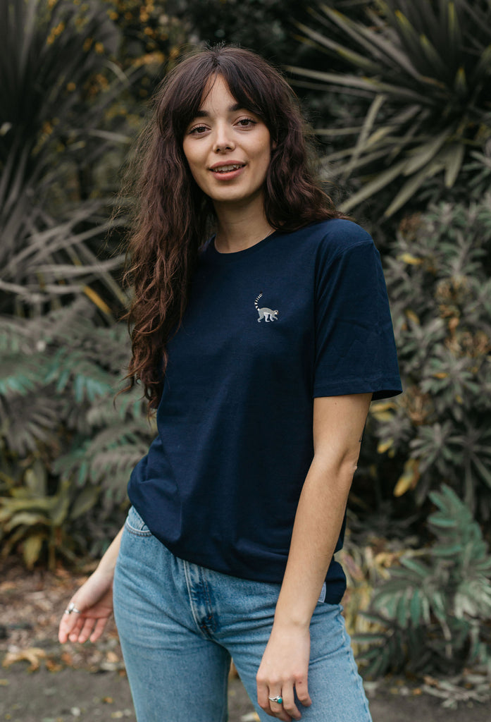 lemur womens t-shirt Big Wild Thought
