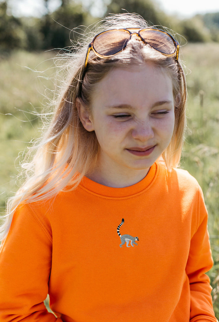 lemur childrens sweatshirt Big Wild Thought