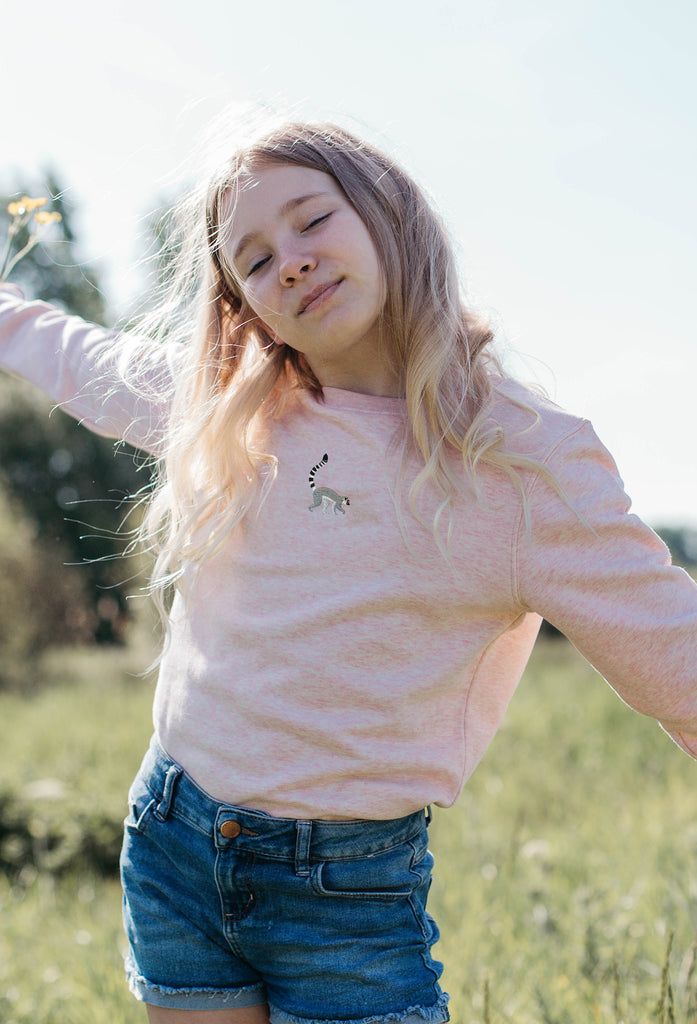 lemur childrens sweatshirt Big Wild Thought