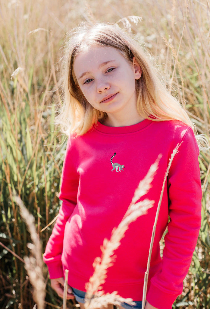 lemur childrens sweatshirt Big Wild Thought