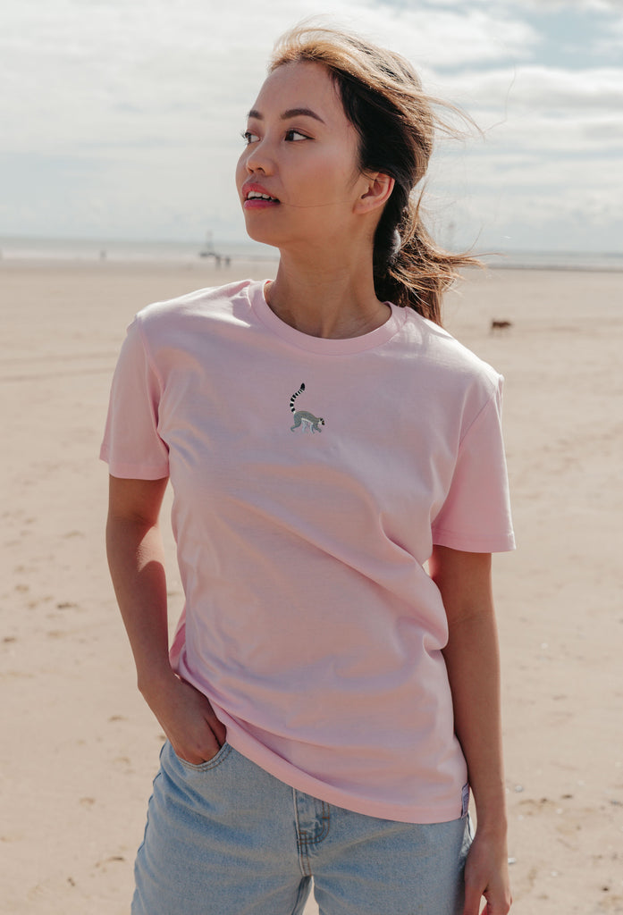 lemur womens t-shirt Big Wild Thought