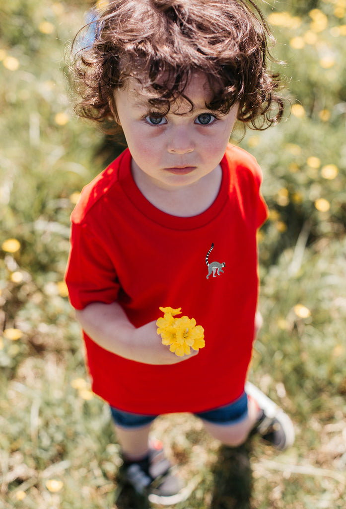 lemur childrens t-shirt Big Wild Thought