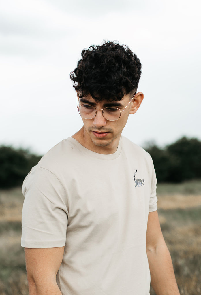 lemur mens t-shirt Big Wild Thought