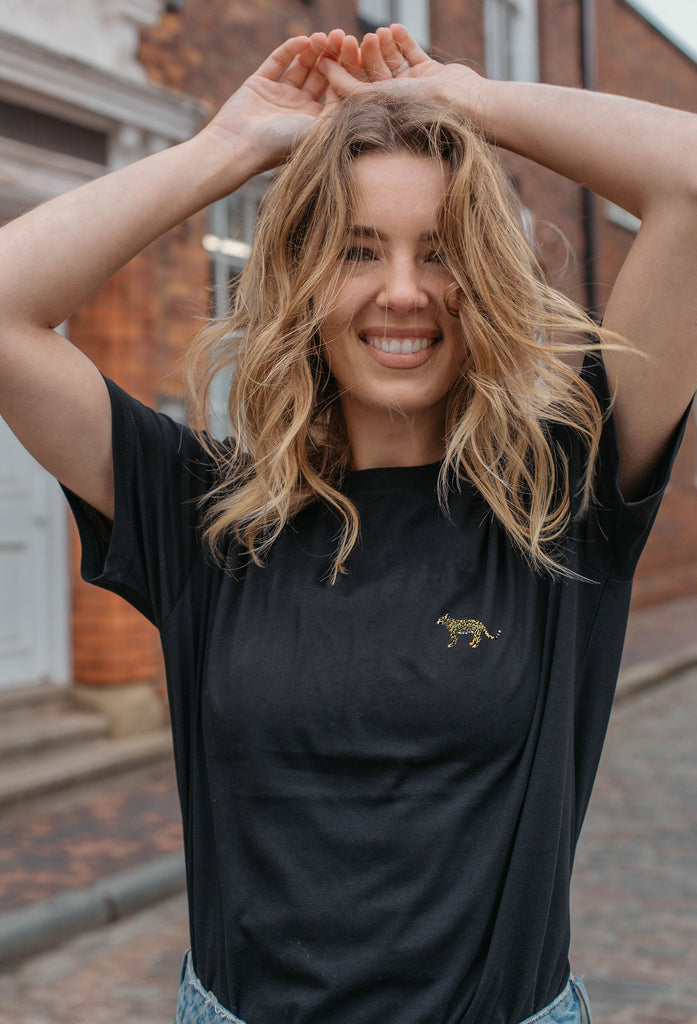 leopard womens t-shirt Big Wild Thought