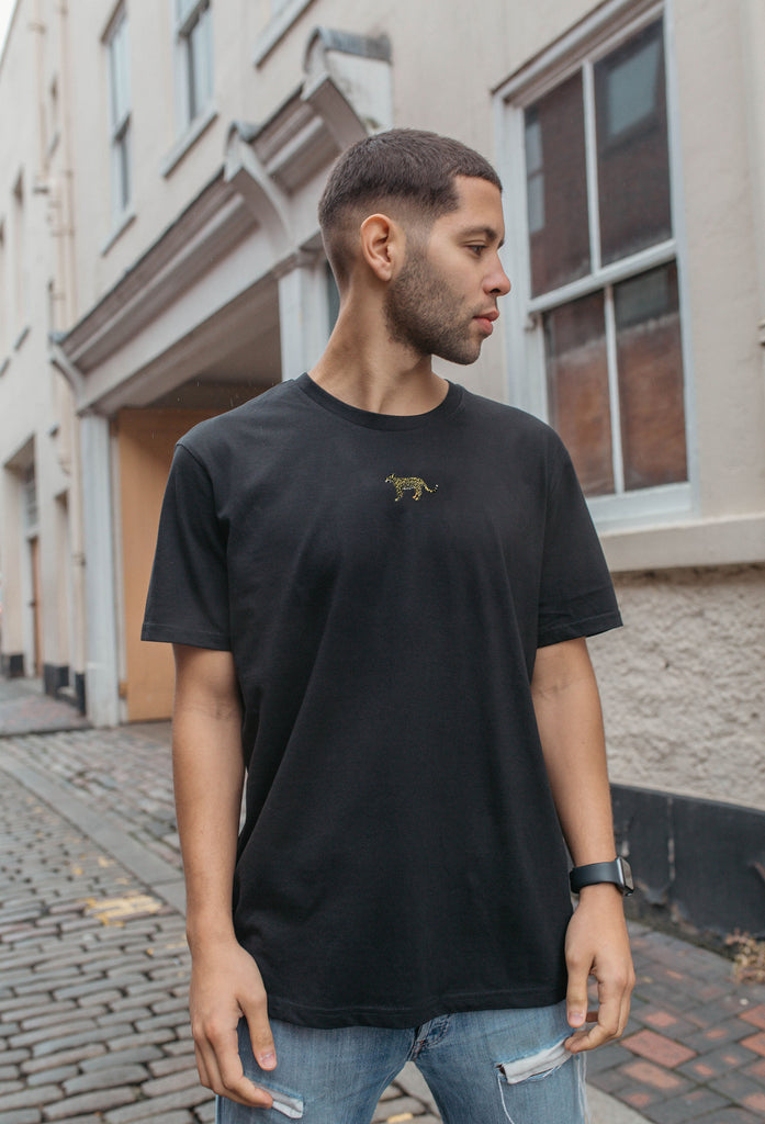 leopard mens t-shirt Big Wild Thought