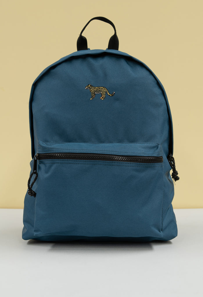 leopard recycled backpack Big Wild Thought