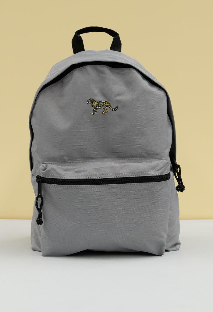 leopard recycled backpack Big Wild Thought