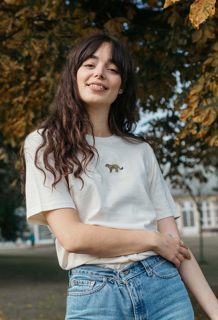 leopard womens t-shirt Big Wild Thought