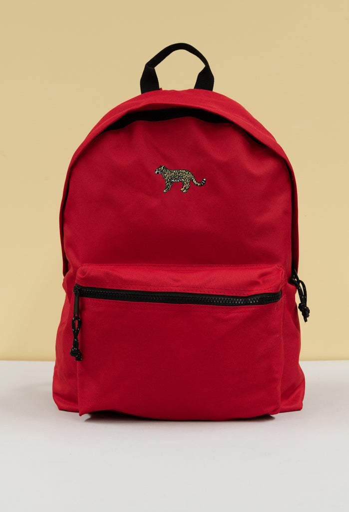 leopard recycled backpack Big Wild Thought
