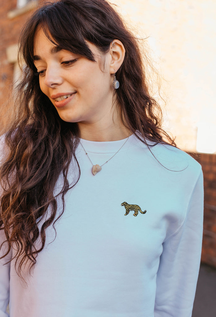 leopard womens sweatshirt Big Wild Thought