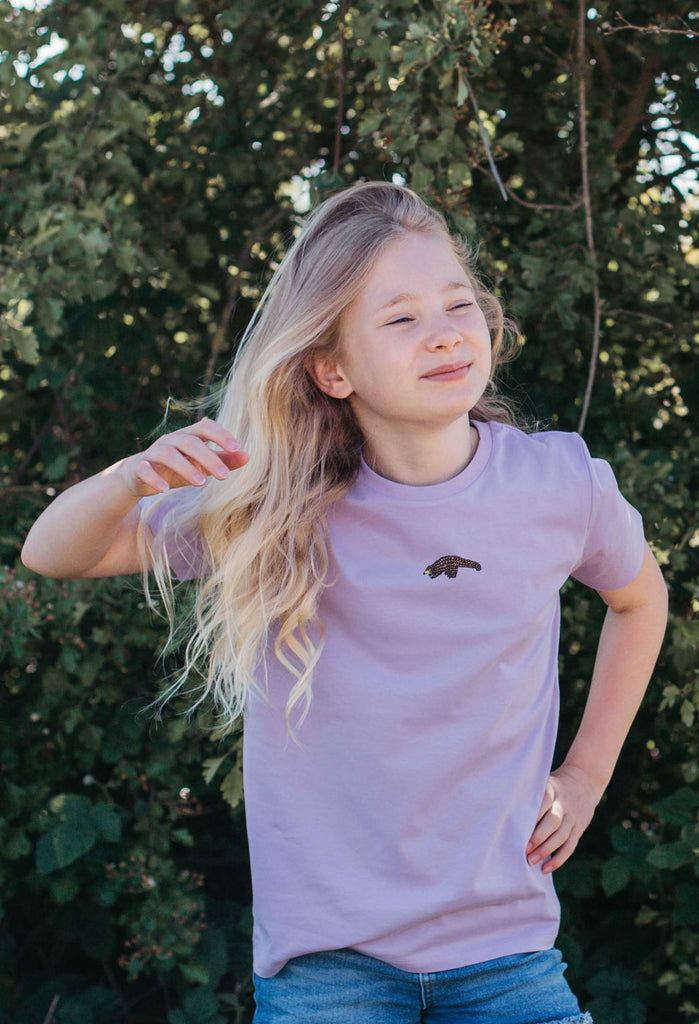pangolin childrens t-shirt Big Wild Thought