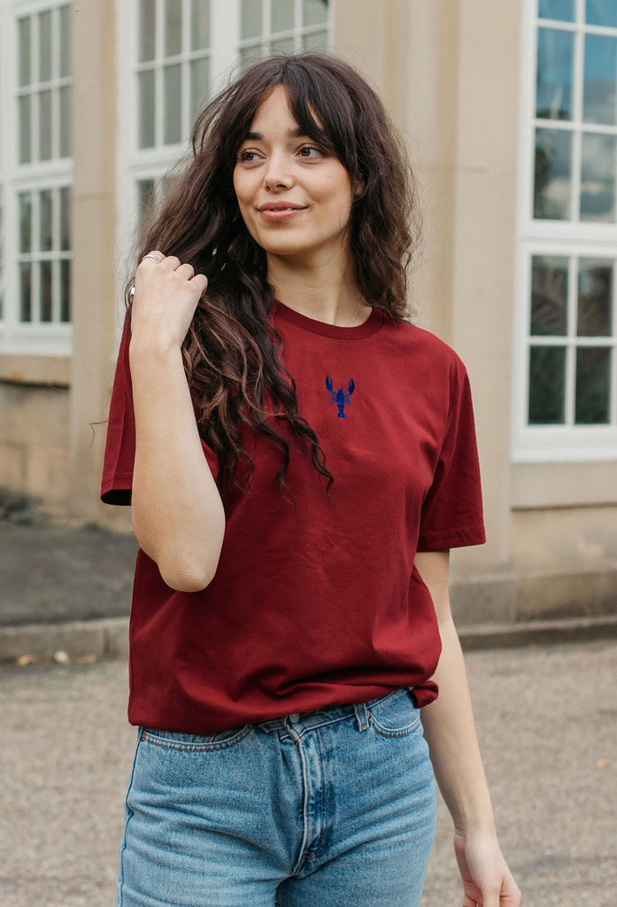 lobster womens t-shirt Big Wild Thought