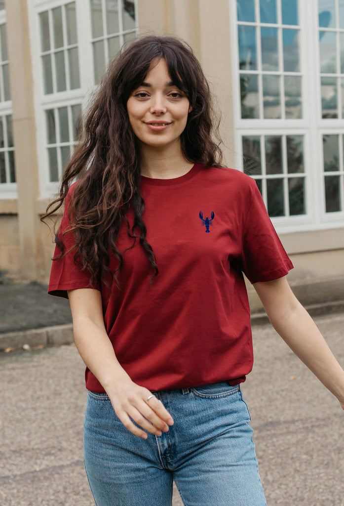 lobster womens t-shirt Big Wild Thought