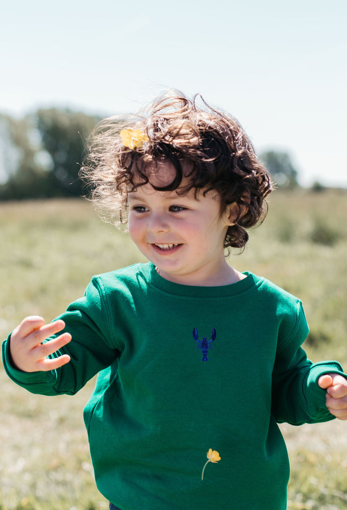 lobster childrens sweatshirt Big Wild Thought