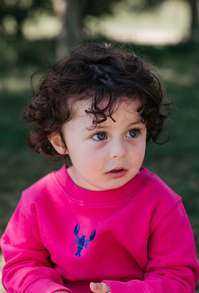 lobster childrens sweatshirt Big Wild Thought