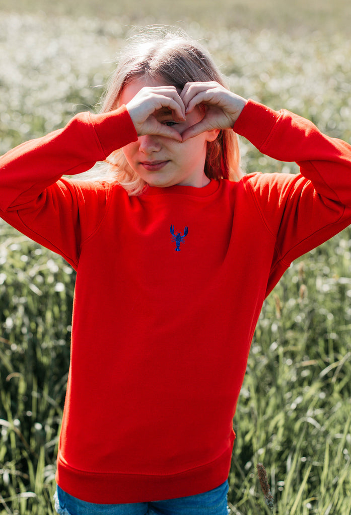 lobster childrens sweatshirt Big Wild Thought