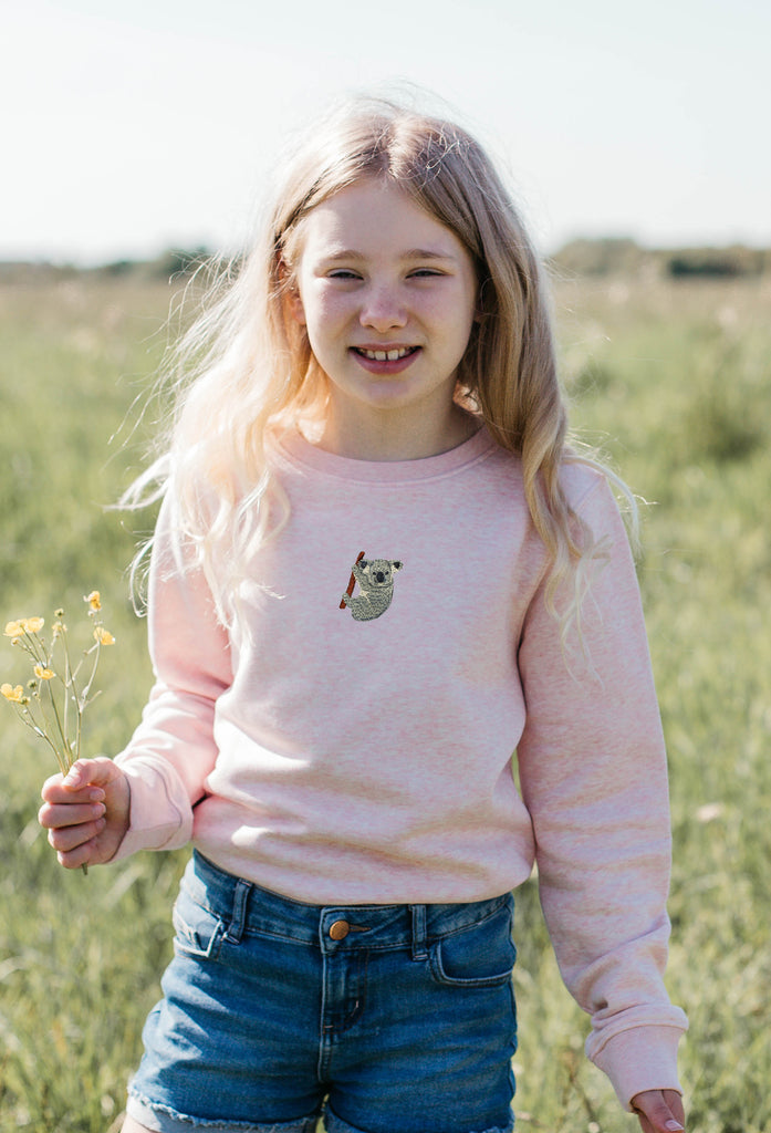 koala bear childrens sweatshirt Big Wild Thought